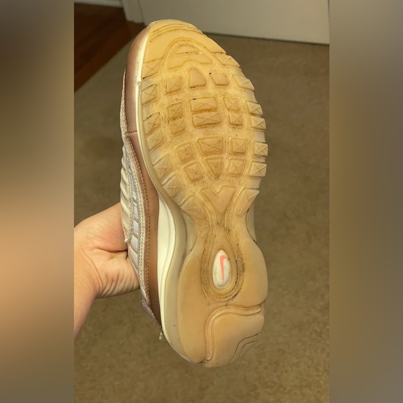 Nike Air Max 98 Special Edition Rose Gold and Orewood Brown, Size 7.5 - Picture 3 of 4